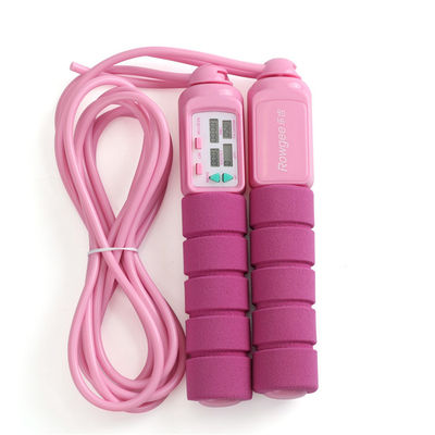 Fitness atlama halatı ABS sapı Kilo kaybı Atlama halatı Ev için Fitness Loop sayacı 9999 OK-168 Mavi
