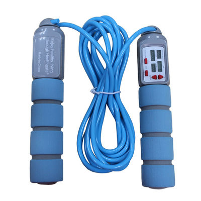 Fitness Atlama İpi 20 Kgs PVC Atlama İpi Fitness Eğitimi İçin PP Taliple OK-168 Bebek Mavi Renk Skip İpi