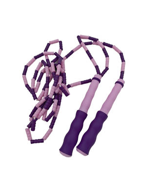 Pembe Plastik Eldiven Fitness Atlama İpi Basit Tasarım Çocuk Atlama İpi