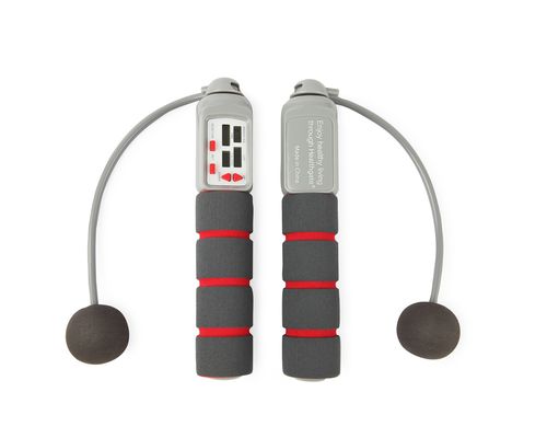 Fitness Atlama İpi Unisex 157 G Ev Egzersiz Ağırlaştırılmış Hız Atlama İpi Sayıcı ve Akıllı Kablosuz
