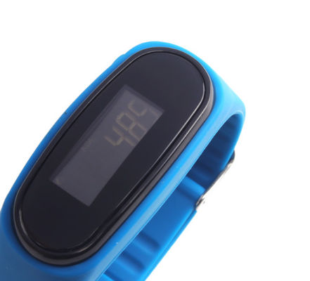 Koyu mavi ABS Erkekler için pedometre saati pedometre fitness izleyici 36g