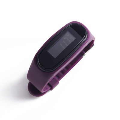 Silikon Kemer Fitness Pedometer Saat Öntanımlı Ağırlık Adım Sayımı