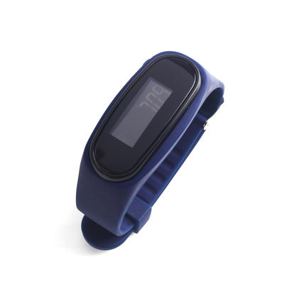 FCC Uyumlu Fitness Pedometer Saat Renkli Silikon Bilezik