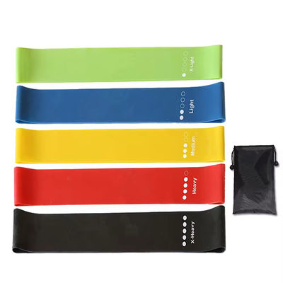 Yoga Fitness Lateks Kemer Fitness Drawstring Kemer Set Ev Kullanımı Direniş Bandı