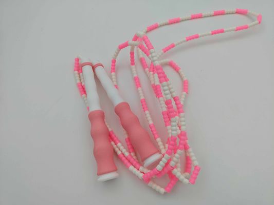 Pembe Renkli Unisex Bambu Spor Atlamak İpler Egzersiz Atlamak İp Çocuklar için Gençler