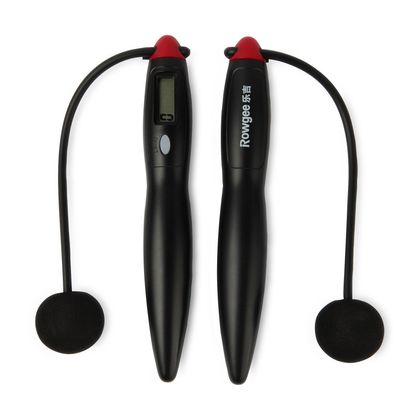 PVC atlama halatı Düzenlenebilir halat uzunluğu JP-100 LCD Karşı panel Fitness egzersiz için atlama halatı