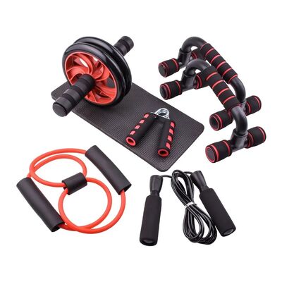 Çekirdek Çalıştırıcılar ve Egzersiz Aksesuarları Dahil Evde Egzersizler İçin Hepsi Bir Arada Fitness Kiti