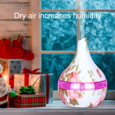 Nem kontrolü ve çevresel LED aydınlatma seçenekleri ile çok fonksiyonel difüzör aromaterapi esanslı yağ difüzörü