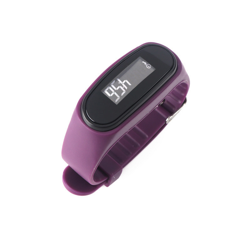 L24*Dia 3.7cm 3D Fitness Pedometer Saat Kalori Yakılmış Uzaklık Zaman Ekranı
