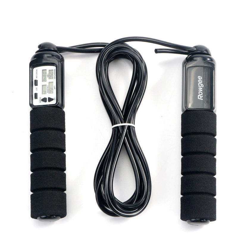 Fitness Atlama İpi ABS EVA Yaka PVC Tel Hız Atlama İpi Yetişkin Çocuk Spor için