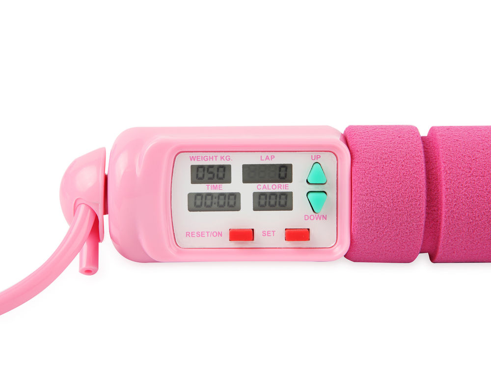 Fitness atlama ipi Unisex Toplu Özellik OK-168 Pembe atlama ipleri Kişiselleştirilmiş Renk ve 180 G Ağırlık
