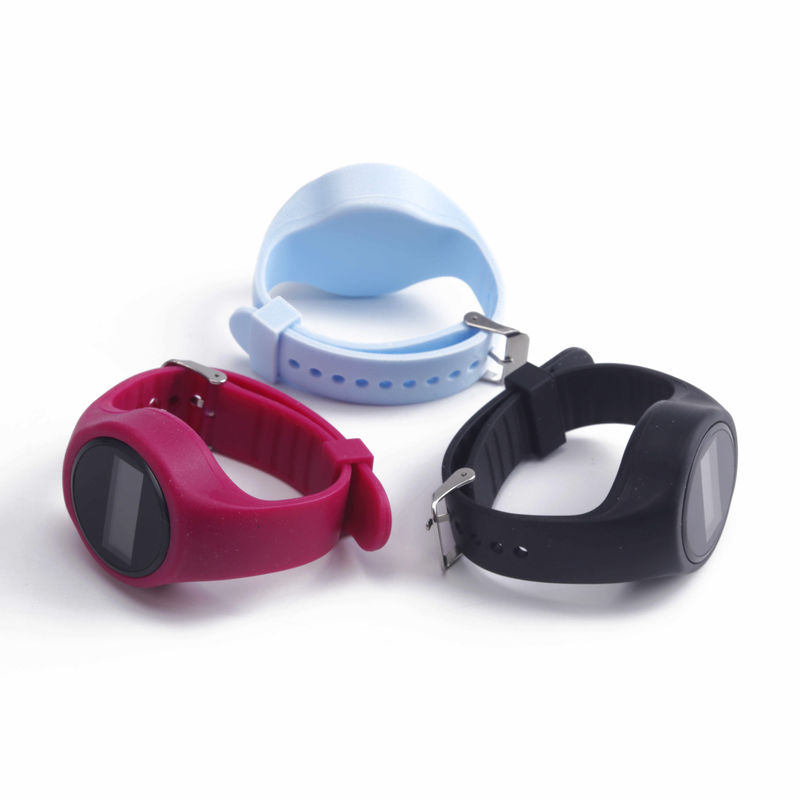 EMC ROHS Sertifikalı Slim Pedometer Bileziği Uzaklığı 1999.99Km/1263.99Miles'e Kadar