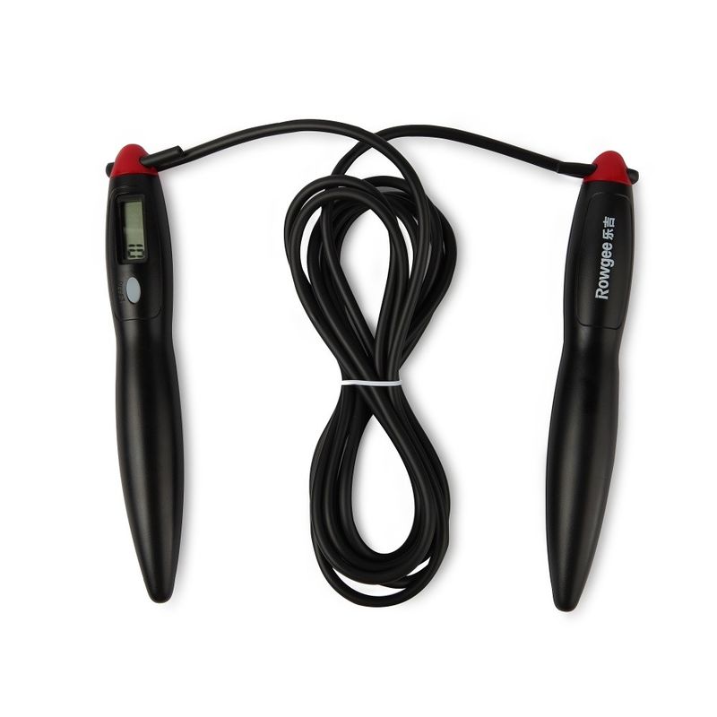 PVC atlama halatı Düzenlenebilir halat uzunluğu JP-100 LCD Karşı panel Fitness egzersiz için atlama halatı