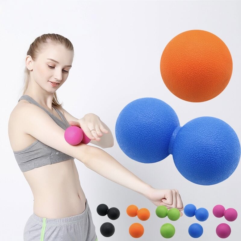 Derin Doku Masajı Fıstık Topu Kas Gerginliğini Giderir Esnekliği Artırır Nihai Yoga Fitness Miyofasyal Gevşetme Aracı Sporcular ve Yoga Severler İçin