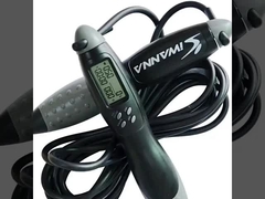 Vücut geliştirme ekipmanları sensör türü ticari sapık atlama ipi iç mekan egzersizleri için